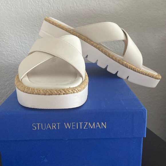 Stuart Weitzman Rosa Lift Slide - Picture 1 of 6
